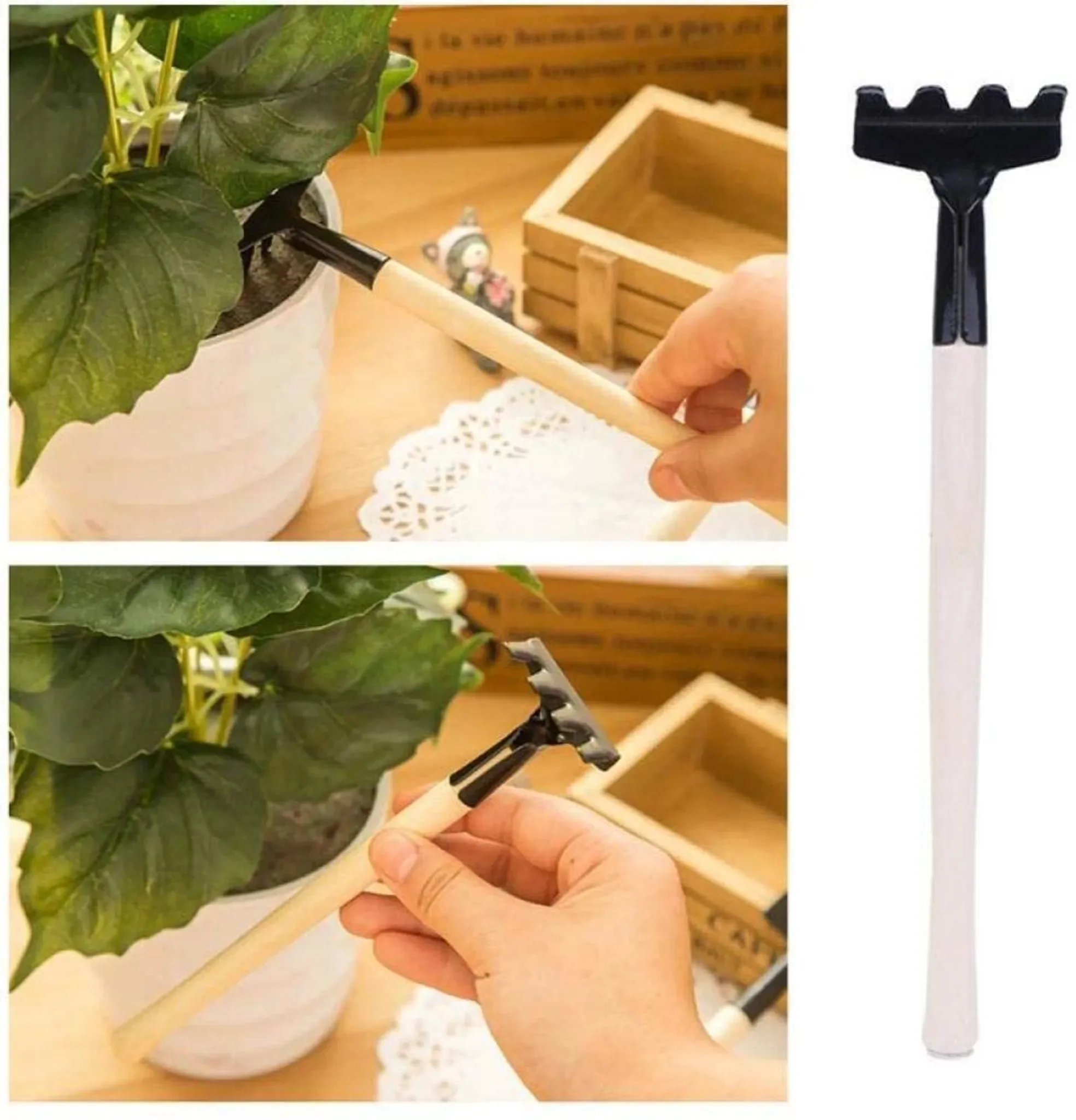Gartenpflege-Set Mini-Tools – Schaufel, Kelle & Rechen